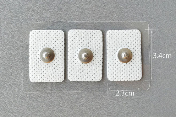 Polyurethan 3.9mm 2.3cm*3.4cm ECG Elektroden-Auflagen